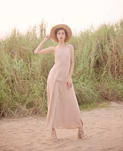 Abordable classique à la recherche décontracté élégant personnalisé A-ligne longue Maxi robe décontracté indien porter longues Maxi robes au prix de gros - Product Image 1