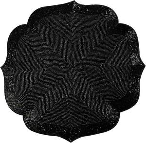 Mantel Individual de satén de Navidad hecho a mano con cuentas para decoración de mesa de comedor para uso doméstico o hotelero para bodas - Product Image 5