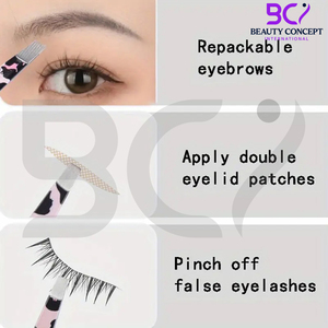 แหนบถอนขนคิ้วลายเสือดาว คุณภาพสูง ผลิตจากสแตนเลส น้ำหนักเบา เป็นมิตรกับสิ่งแวดล้อม ใช้สำหรับกำจัดขนบนใบหน้าอย่างแม่นยำ - Product Image 4