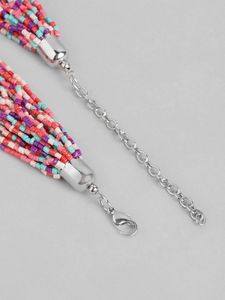 Vente chaude bohème multicouche collier à la main perles de verre chaîne pour les femmes déclaration accessoire perles en vrac produit en vrac - Product Image 4