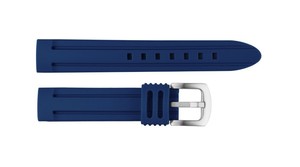 JD013 Unisex 18-26mm Sports Smart <b>Watch</b> Band Soft Breathable Quick Release Silicone Fashion Water Resistant Classic Blue Design - Product Image 5