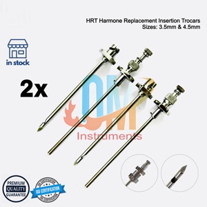 HRT Trocart 3.5mm Manuel De Qualité Médicale En Acier Inoxydable Autoclavable Réutilisable Hormone Remplacement Pellet Instruments pour - Product Image 2