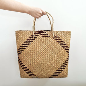 Sacs à main en jonc de mer de luxe, qualité supérieure, nouveau style, tendance, vente en gros, tissage à la main, sacs en raphia en paille pour femmes et dames - Product Image 5