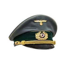 Casquette de visière pour officiers du personnel général 2025, authentique casquette de capitaine, fabriquée en tissu kaki robuste, style anglais HARAZ, quatre saisons, unisexe - Product Image 5