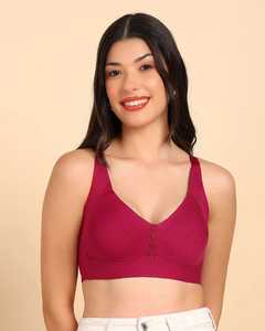 Ensemble de soutien-gorge bikini classique à taille basse en coton/soie pour femmes, sexy, à bonnets complets, légèrement rembourré, sans armatures, séchage rapide, uni, teinture unie - Product Image 1