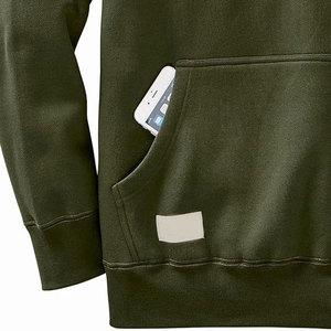 Sweat à capuche ample et surdimensionné de haute qualité pour hommes, sweat-shirt d'hiver 3D personnalisé, sweat à capuche avec logo avant, épaule tombante, solide - Product Image 4