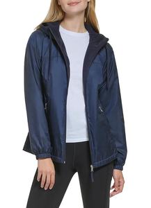Veste coupe-vent pour femme avec impression de logo personnalisé, imperméable, 100% polyester, fermeture éclair, taille plus, vêtements d'extérieur pour l'hiver - Product Image 3
