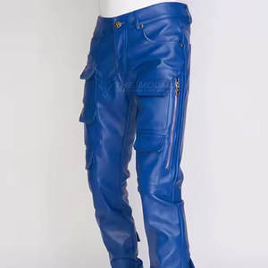 Pantalones de Cuero para Hombre, Nuevo Modelo, Personalizados, de Primera Calidad, en Venta, Ropa Casual para Hombre, Alta Calidad - Product Image 4