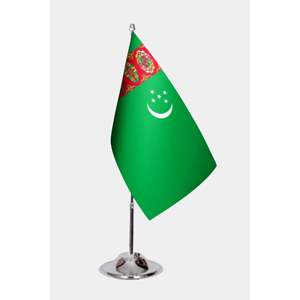 Turkmenistan Office <b>Flags</b> Custom 3x5ft Pennant Digital Printing Cotton Nylon Aluminum <b>Pole</b> Metal Target <b>for</b> Automotive Industry - Product Image 1