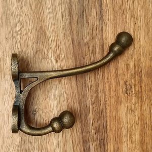 Ganchos de pared de Hierro y Latón antiguo hechos a mano para puerta de baño, ganchos decorativos para abrigos, sombreros, perchas para toallas para ropa, aluminio duradero - Product Image 5