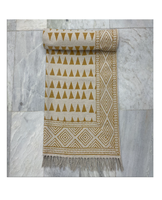 Factory Price Indian Cotton Floor Carpets Hand Block Printed Living Kitchen Home Hallway Beach Runner Turkish Tassels Mat Rug