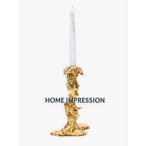 Buffalo Horn Table Ware Candelabros Juego de 2 Candelabros decorativos para el hogar y el café para interiores y exteriores por Home Impression - Product Image 5