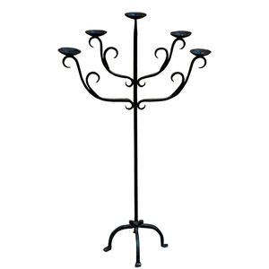 Meilleure vente candélabre maison décorative Menorah Style bougeoir avec 15 bras spirale Design moderne bougeoir - Product Image 4