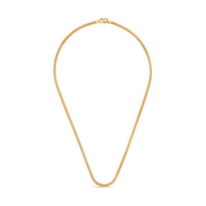 Collar de Cadena Figaro Chapado en Oro para Fiestas y Aniversarios - Product Image 2