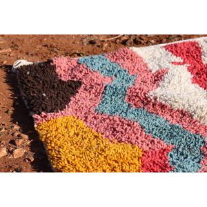 Tapis écologique géométrique tissé Art Déco moderne contemporain pour la décoration intérieure - Product Image 2