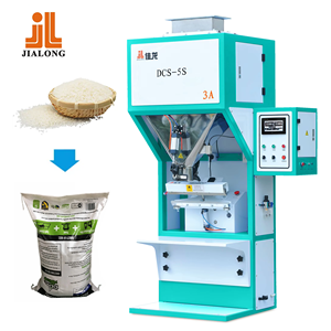 Полуавтоматическая машина для упаковки риса, машина для наполнения сахара 1 кг 2 кг 5 кг, машина для взвешивания и упаковки гранул - Product Image 1