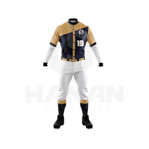 Uniforme de béisbol de alta calidad: tela de secado rápido, logotipo de equipo personalizado disponible, conjunto ligero y duradero - Product Image 1