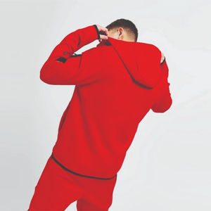 Último Diseño 2025, Conjuntos Deportivos Casuales con Capucha para Hombre, Servicio OEM Personalizado para Gimnasio, Ropa Deportiva Transpirable de Corte Regular - Product Image 2