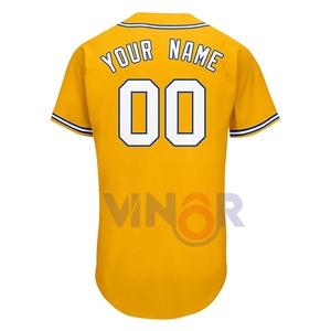 เสื้อกีฬาเบสบอลทีมออกแบบได้ตามต้องการเสื้อซอฟต์บอลผ้าโพลีเอสเตอร์พิมพ์ดิจิตอล - Product Image 4