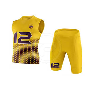 Nuevo diseño 7 en 7 Ropa deportiva para hombres Bajo MOQ Venta en línea Uniforme transpirable al aire libre con mangas cortas y características de talla grande - Product Image 1