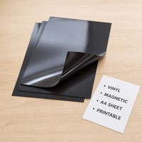 Feuilles d'étiquettes magnétiques flexibles imprimables personnalisées FHH, autocollants photo en vinyle rectangulaires, modèle DIY FHH0216