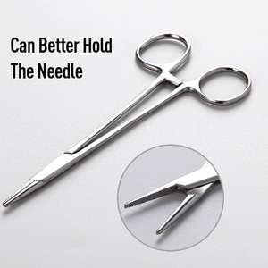 Aguja quirúrgica de precisión profesional, base de instrumento médico, agujas de sutura de acero inoxidable - Product Image 3