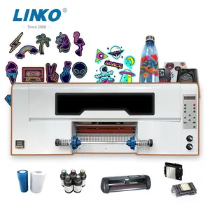High Quality 30cm 42cm 60cm UV DTF Printer DIY Gifts Box Bags Card Printing 300mm Print Dimension Bright Color On-Demand UV