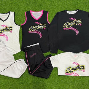 Vente de gros Maillot de baseball cousu Uniforme américain de baseball softball pour hommes - Product Image 2