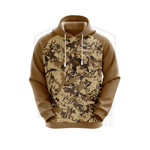 Causal Wear Customized Logo Design <b>Brown</b> Hoodie Sweatshirts For Men's Draw String Hooded Long Sleeve Sublimation Hoodie - Product Image 2