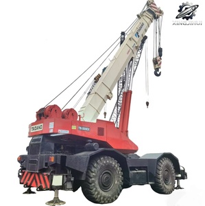 Grue tout-terrain télescopique hydraulique Tadano TR-500EX d'occasion, 50 tonnes, flèche télescopique de 34 m, marque japonaise d'origine, faible nombre d'heures, certifiée CE - Product Image 1