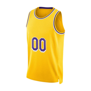 Maillot de basket-ball de haute qualité, logo personnalisé, léger, respirant, en mesh, uniforme d'équipe sans manches, col rond, pour hommes - Product Image 2