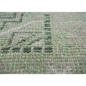 Alfombra de Lana Anudada a Mano Color Verde Savana AKWL-1281, Patrón Geométrico Rectangular para Decoración de Sala de Estar, Tamaño Rectangular 9x12 - Product Image 3