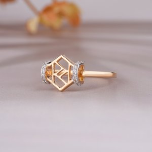 Precioso Anillo de Oro Sólido de 14K para Mujer, Diseño Étnico Clásico, Moissanita Amarilla, Regalo de Aniversario, Certificado IGI, Engaste de Garras, Zubeda - Product Image 2
