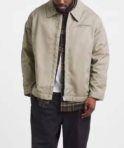 Vestes de travail en toile personnalisées, lourdes, d'hiver, décontractées, respirantes, pour hommes, fabricant de vêtements de course, veste de travail - Product Image 2