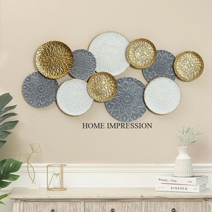 Decoración del hogar Accesorios de decoración Dormitorio Oficina Hogar Sala de estar Decoración Arte de pared de metal Hecho a mano Forma rectangular Diseño único - Product Image 3