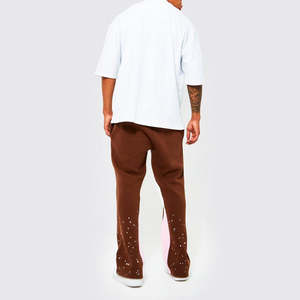 กางเกงวิ่งแบบลำลองสำหรับผู้ชายกางเกงขาบานสำหรับผู้ชายกางเกงขาบานดีไซน์ใหม่ - Product Image 3