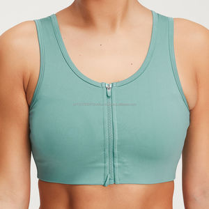 Plus Size Women's Sports <b>Bra</b> Backless Yoga Crop Top Shockproof Fitness <b>Bra</b> with Removable <b>Cups</b> for Running and Workout - Product Image 5