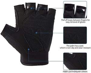 Nuevos guantes de medio Dedo de microfibra con material de goma transpirable de nudillos duros para montar Airsoft Hunting 2025 - Product Image 1