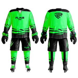 Vente en gros de maillots de hockey sur glace personnalisés en sergé maillots de hockey par sublimation personnalisés - Product Image 3