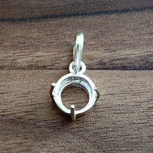 Base para Colgante Redonda de Plata de Ley 925 de Alta Calidad de 10 mm, para Fabricación de Joyería DIY, Suministros de Plata en Blanco para Mujer, 2025 - Product Image 2