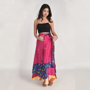 Jupe de sari vintage indienne en gros - Product Image 1