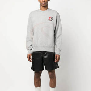 เสื้อฮู้ดผู้ชายสไตล์ลำลองคุณภาพสูงบุขนแกะ ระบายอากาศได้ดี เหมาะสำหรับฤดูหนาว ผลิตจากผ้าฝ้าย 100% เนื้อนุ่ม สกรีนโลโก้ได้ตามต้องการ คอกลม - Product Image 2