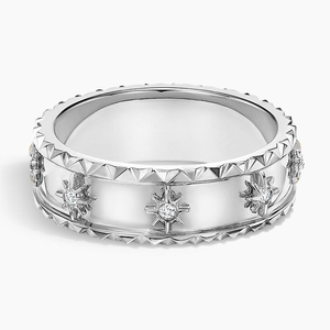 Exquisito Anillo Ancho de Plata 925 con Diamante Moissanita Marquise, Diseño Floral de Hojas, Anillo Fino de Lujo para Mujer, Ideal para Fiestas - Product Image 2