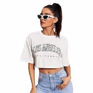 Fabriqué sur commande fabricant indien de t-shirts haute couture personnalisés pour femmes - Product Image 3