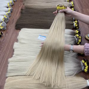 Cheveux en vrac de couleur BEST SELLING: Cheveux humains vietnamiens naturels lisses couleur bébé, extensions de cheveux pleine longueur en stock maintenant - Product Image 5