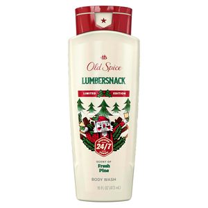 Gel douche Old Spice pour hommes, édition de Noël Holidudes, fraîcheur de Noël 24/7, parfum durable, mousse riche, cadeau de Noël - Product Image 1