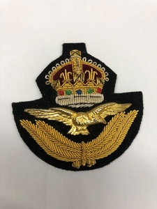 Custom Hand Embroidered Bullion Wire <b>Badges</b> Premium Pocket <b>Badge</b> <b>Holder</b>-Premium Custom Bullion <b>Badges</b> twill fabric - Product Image 2