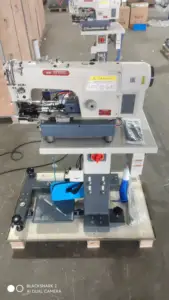 वीएमए स्वचालित लॉकस्टिच चेनस्टिच सिलाई ऑटो ट्रिमर प्रेसर फुट लिफ्टर औद्योगिक बॉटम हेमिंग मशीन बिक्री के लिए