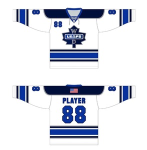 Uniforme de Hockey Sublimado con Cuello con Cordones, Personalizado y Profesional, Camisetas de Hockey sobre Hielo para Jóvenes - Product Image 5