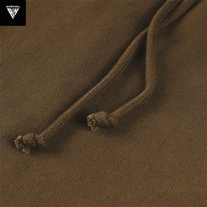 Logotipo personalizado para hombre marrón 100% algodón Activewear Gym Shorts French Terry 5 pulgadas Entrepierna Cintura elástica Tipo de cintura media Disponible Stock - Product Image 3